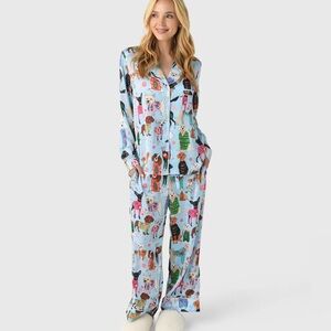 Karen Mabon Christmas Sweater Dogs Classic Pajama Set